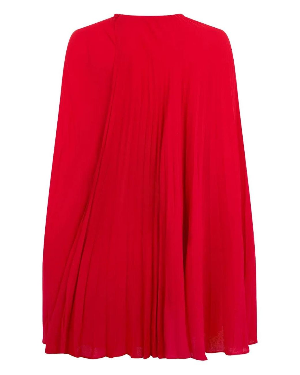 Valentino Red Adult Long Dress Silk Fabric