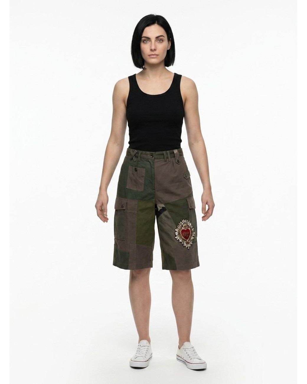 Dolce & Gabbana Green Cotton Joggers (Workout Pants)