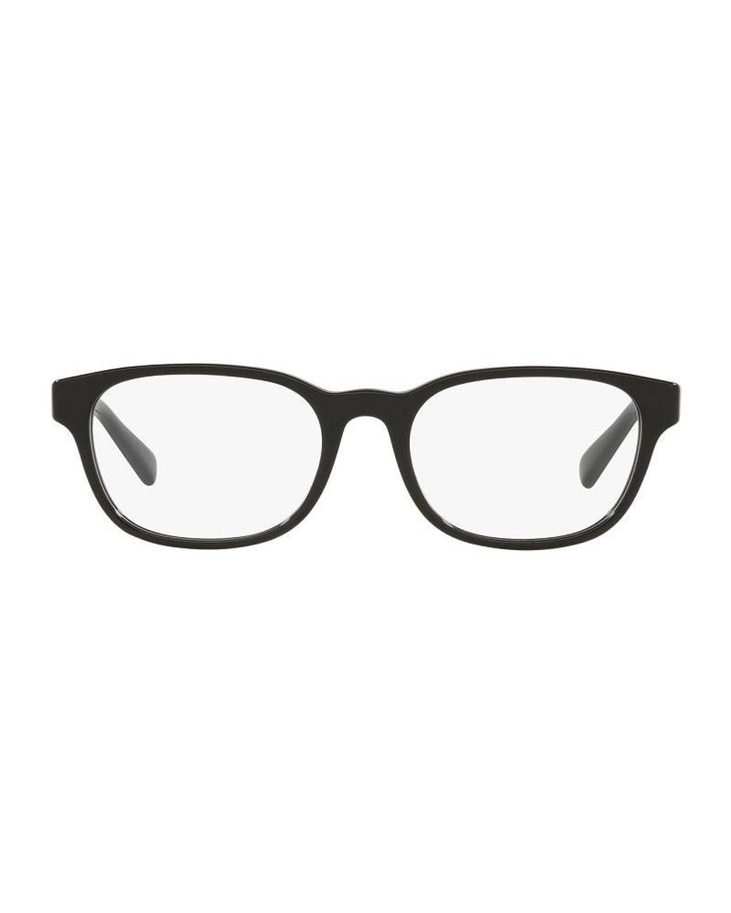 Polo Ralph Lauren Black Eyeglasses Round Full Rim, Shiny Frame And Clear Demo Lenses Lens Ph2244F5001 Sunglasses for men