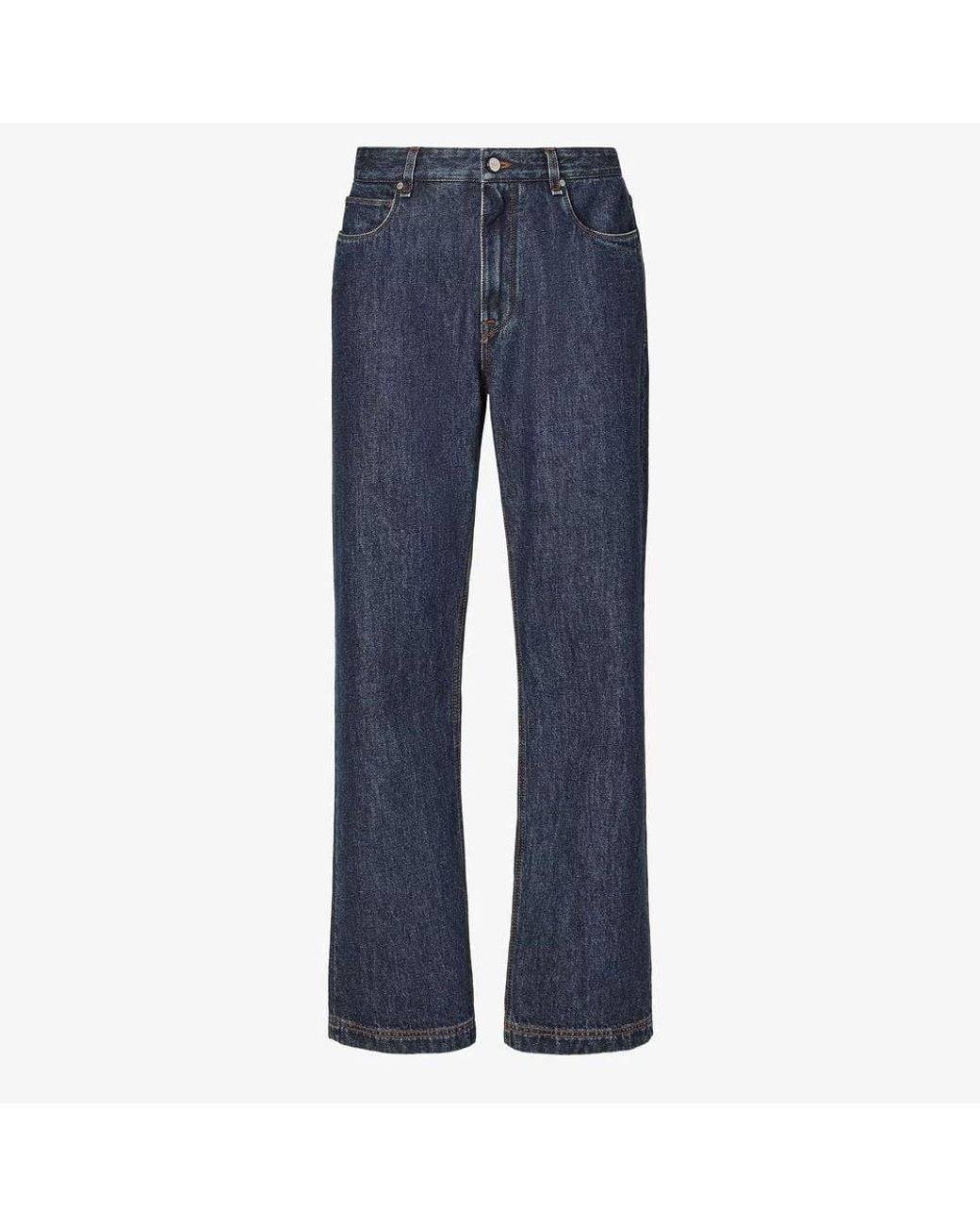Fendi Blue Fendi E26 Jeans for men