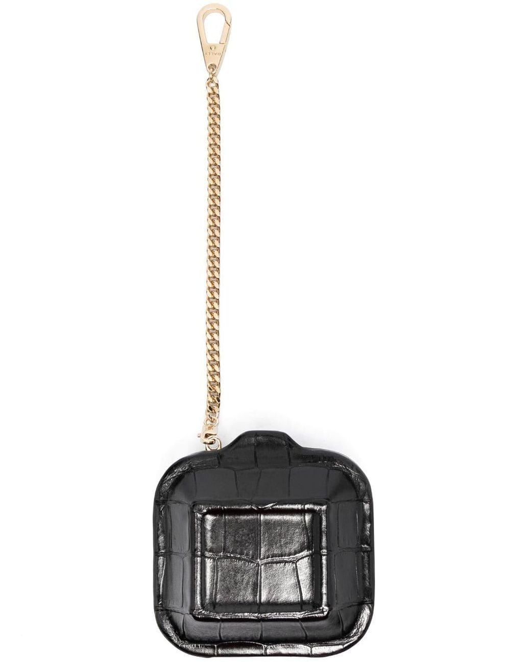 Bally Black Quilted Calf Leather Card Case