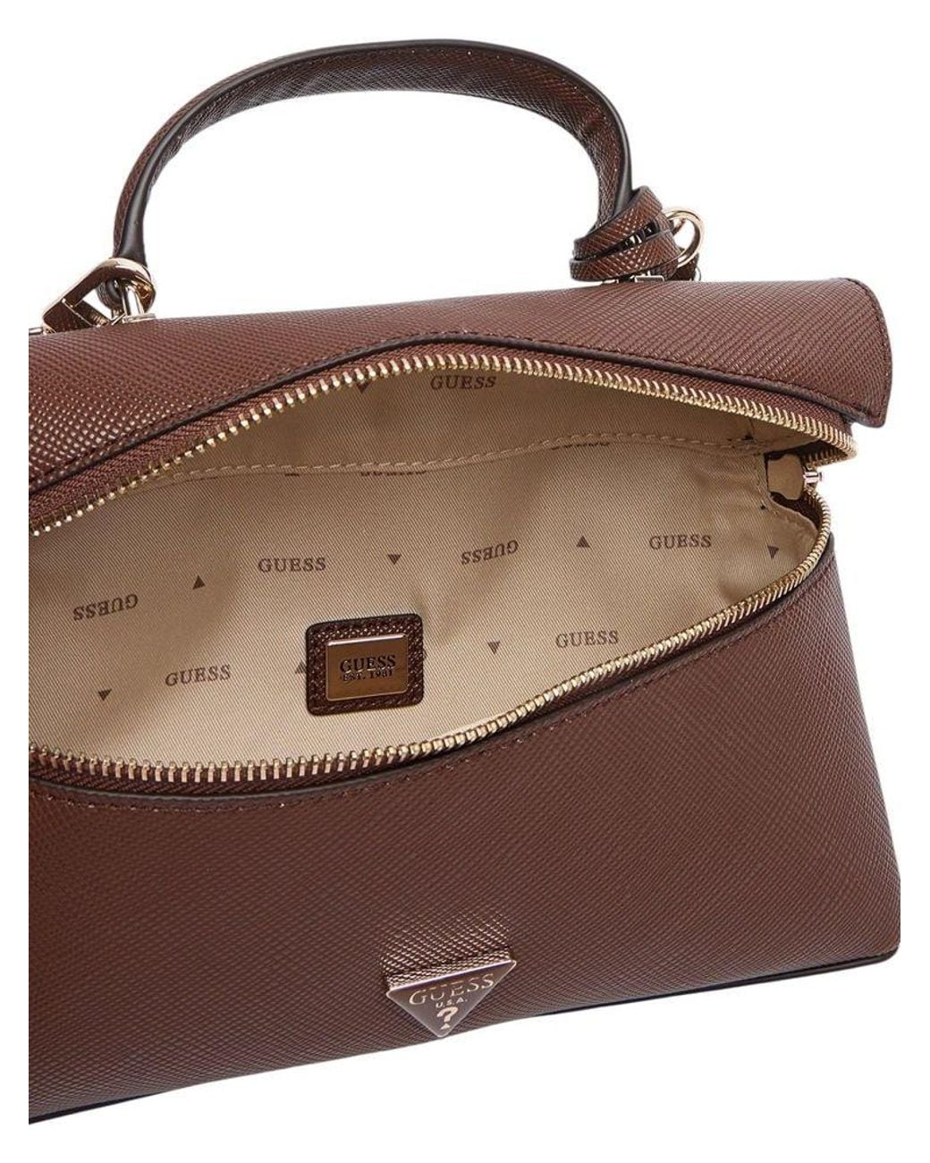 Guess Brown Shoulder Bag Polyurethane Shoulder-Bags