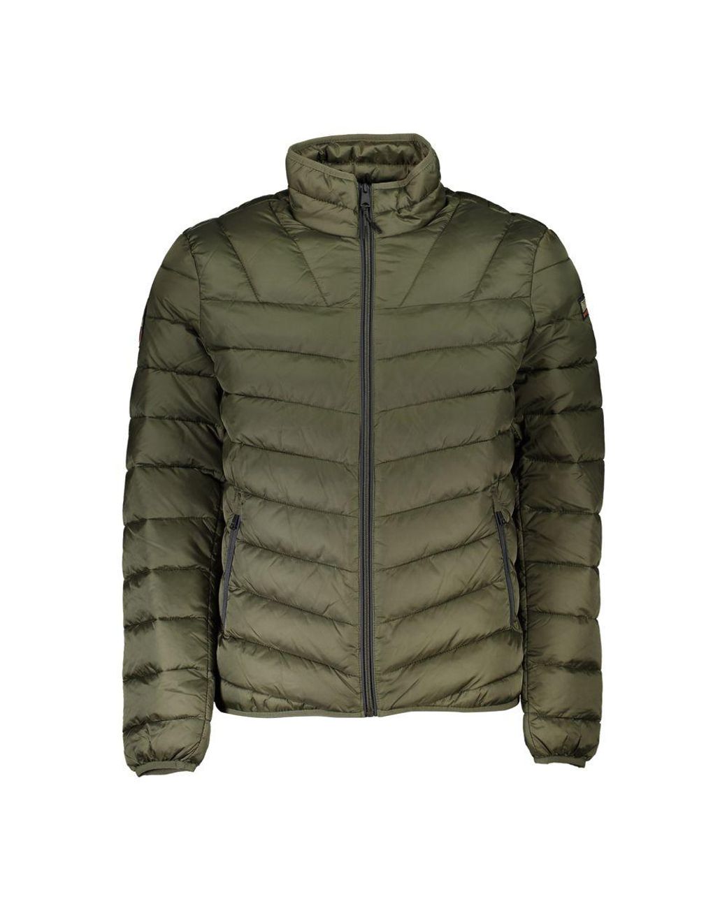 Napapijri Green Polyamide Jacket for men