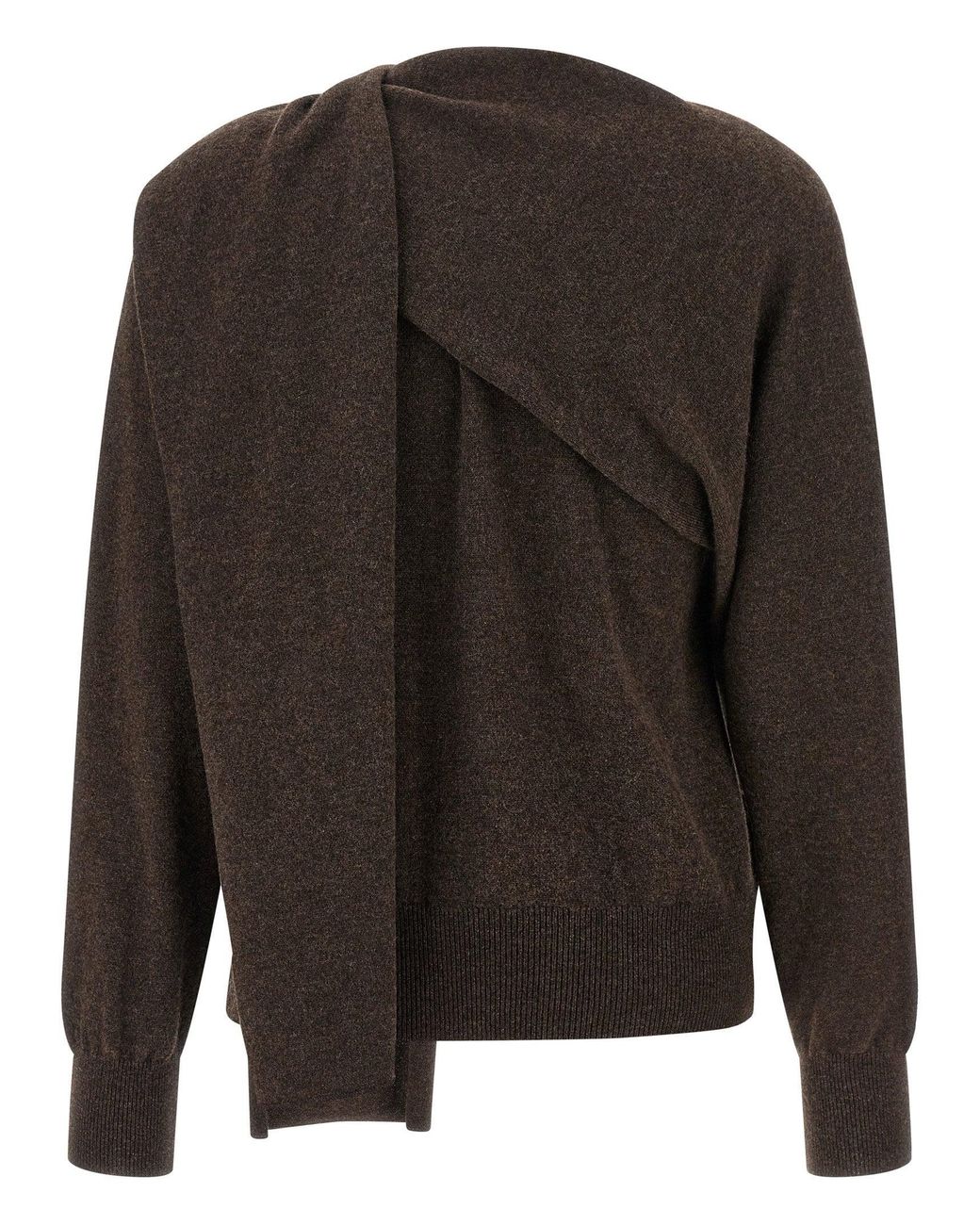 Ferragamo Black Scarf Cardigan