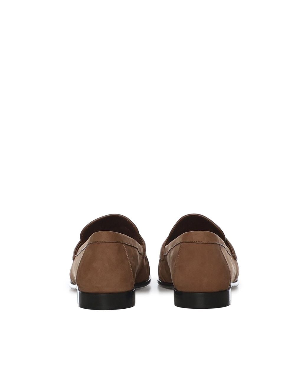 Fendi Brown Flat Shoes Calfskin