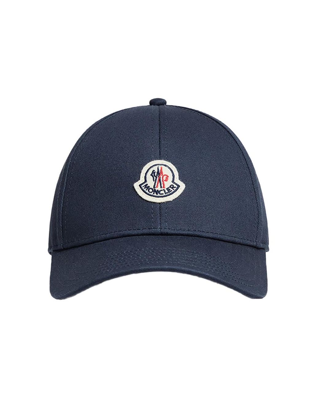 Moncler Blue Gabardine Baseball Cap for men