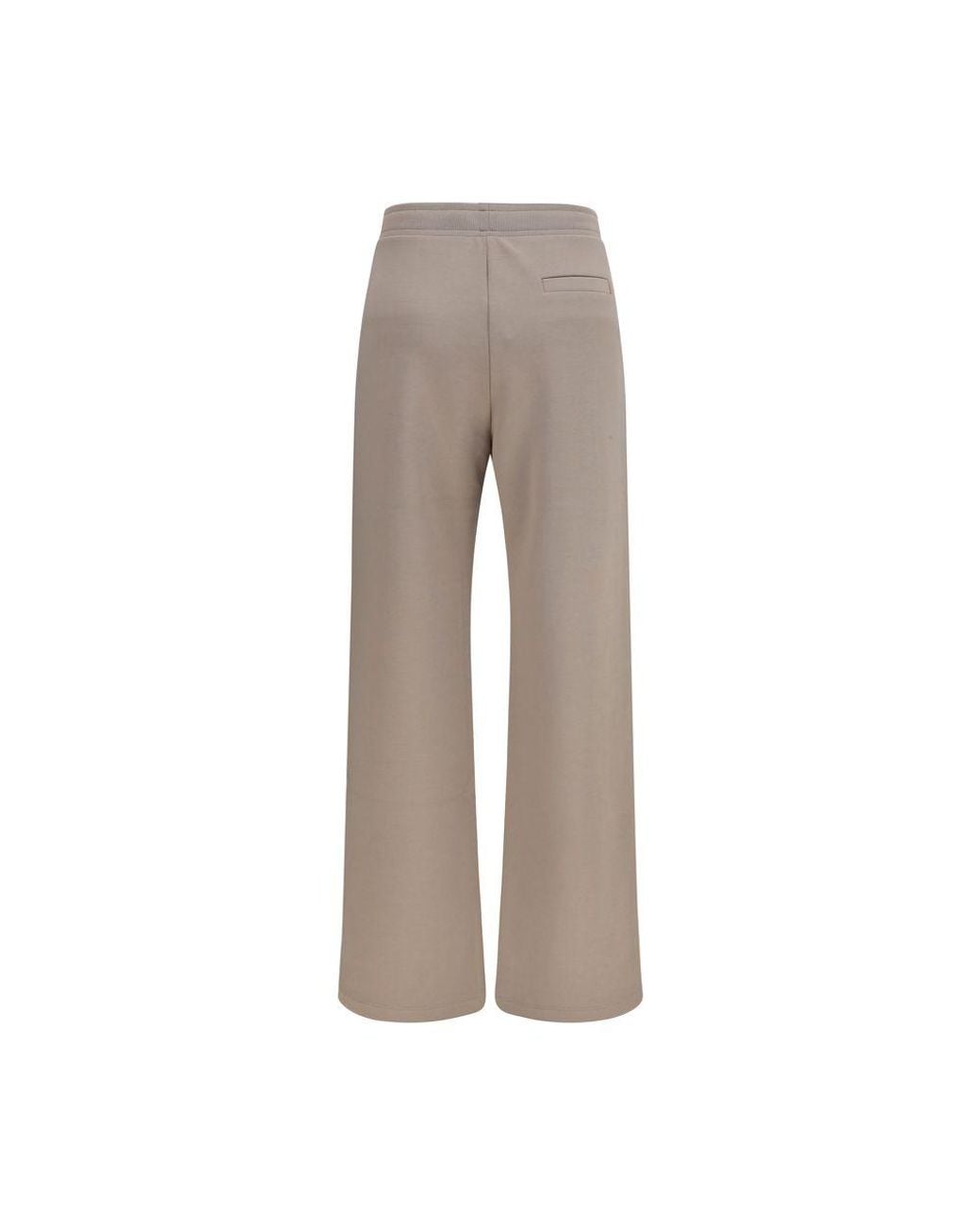 Max Mara Gray Cotton Casual Pants