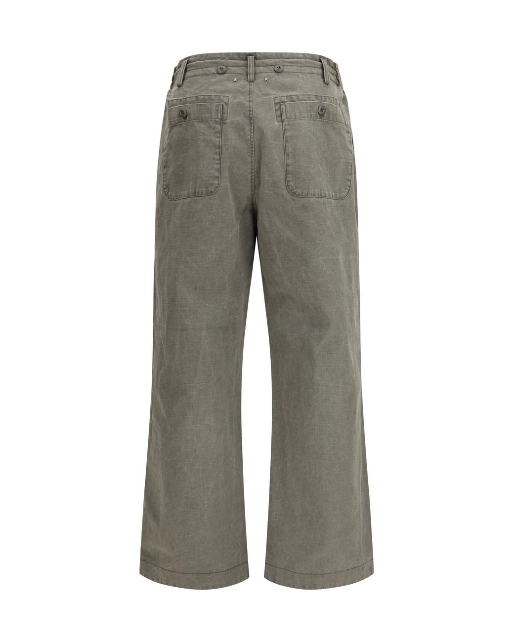 Golden Goose Deluxe Brand Gray Journey Ws Ortensia Boyfriend Pants Cotton Jean for men