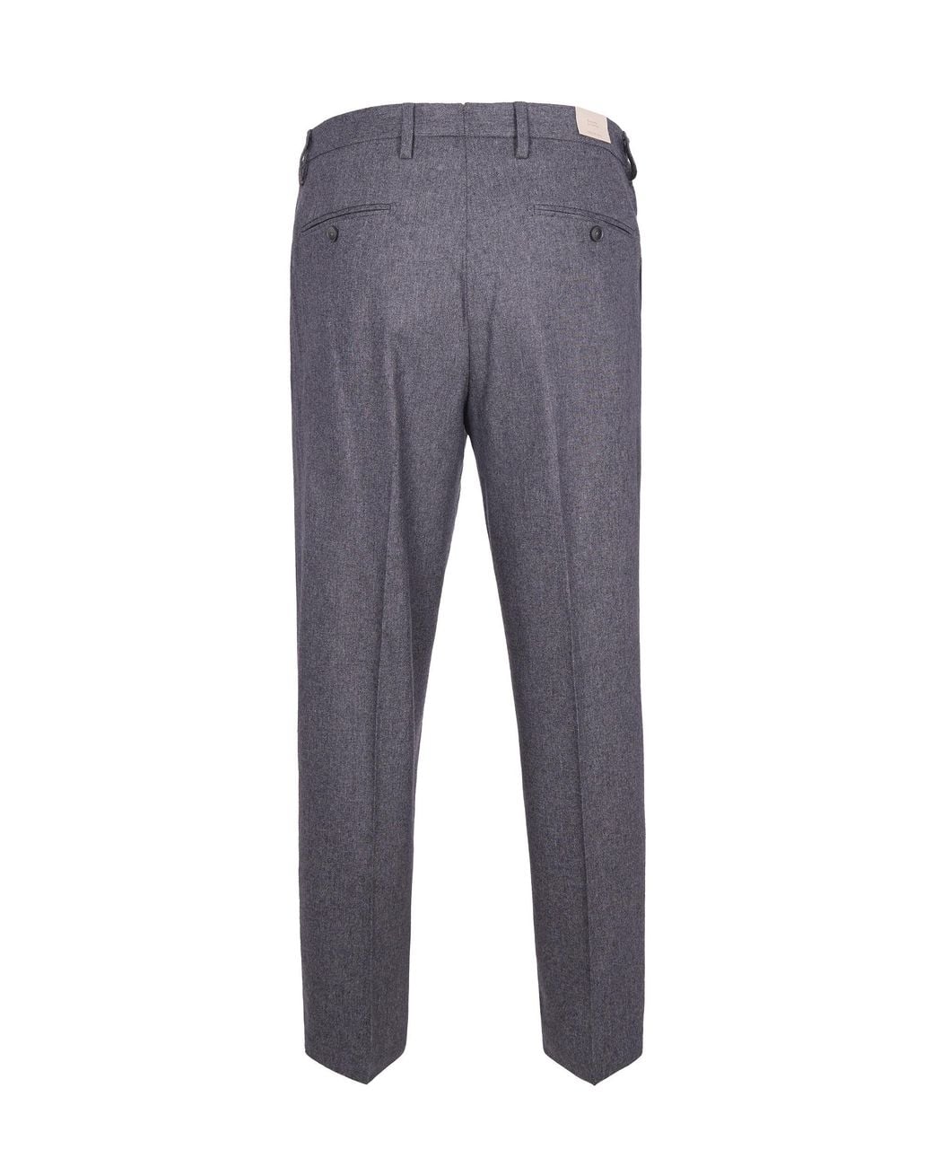 Briglia 1949 Blue Tailored Trousers Prince Of Wales Wool for men