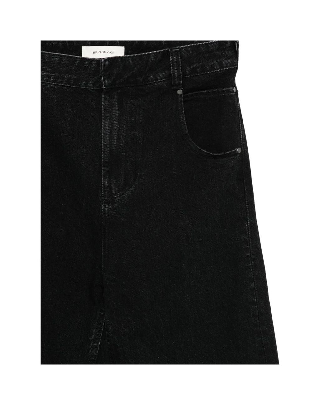 Entire studios Black Wide-Leg Jeans