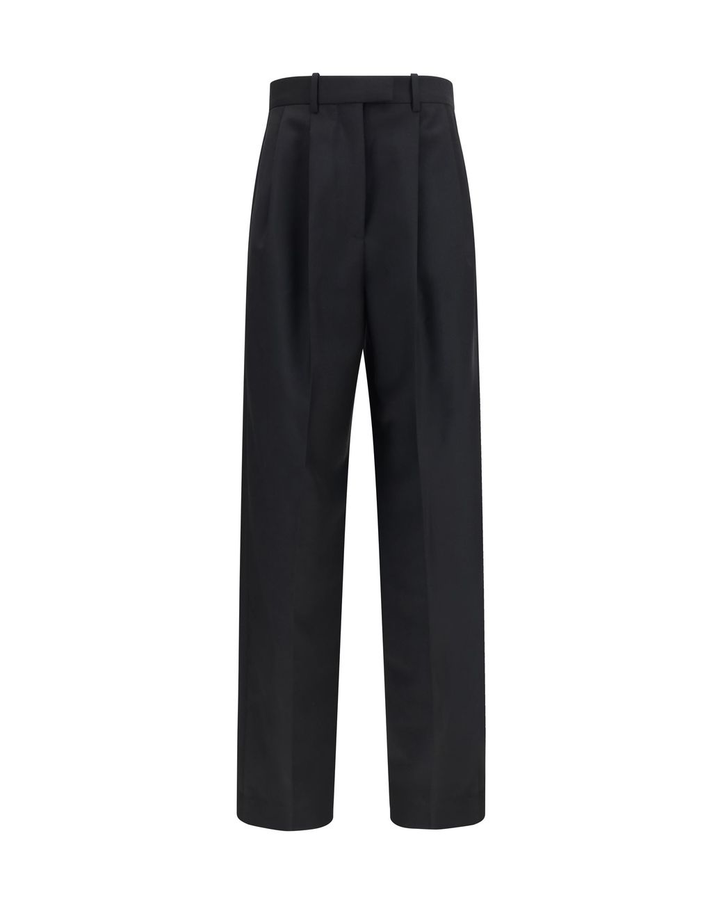 Givenchy Blue Trousers Double-Pleat Wool-Mohair Wool (Ovis Aries)