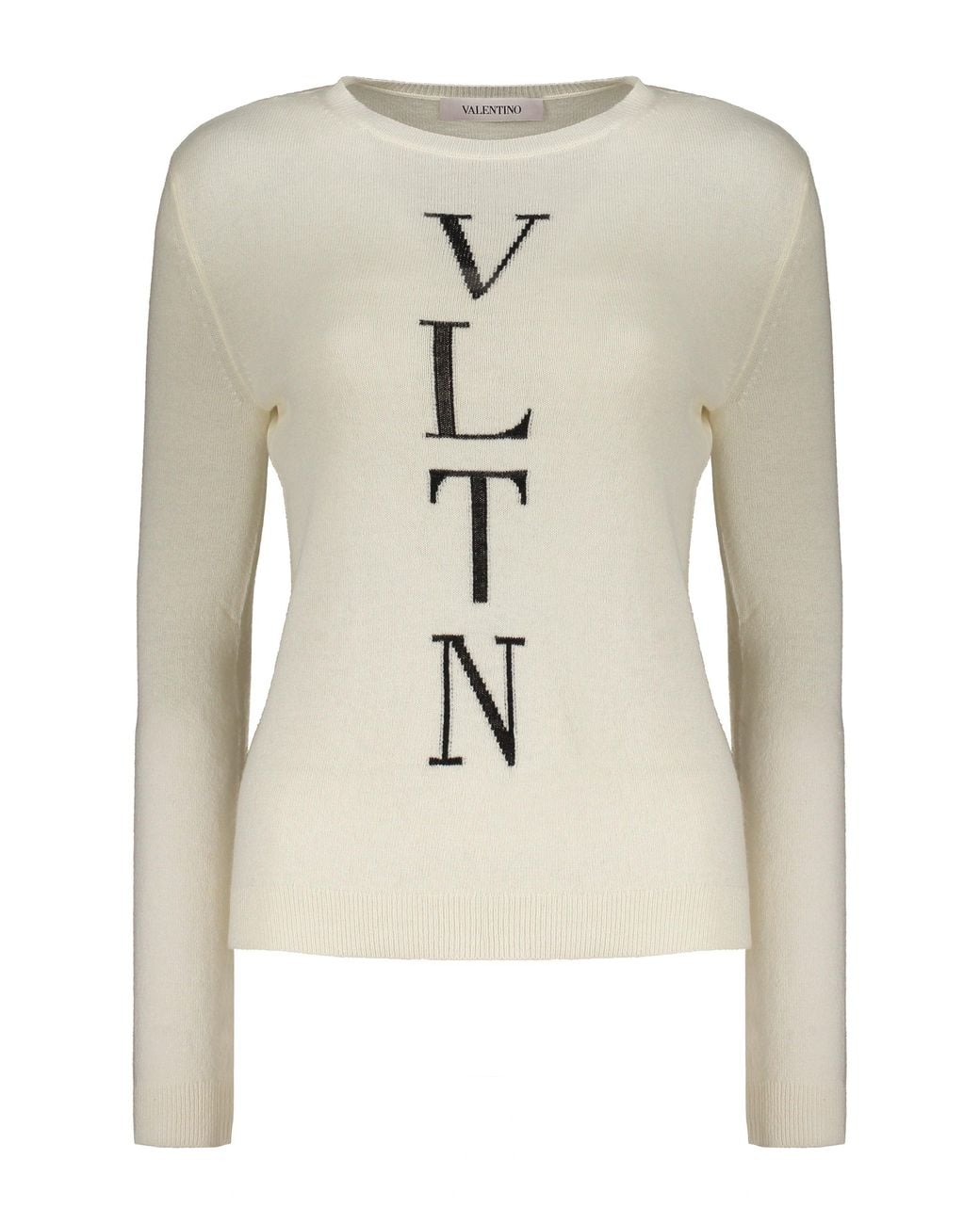 Valentino White Off Wool Sweater