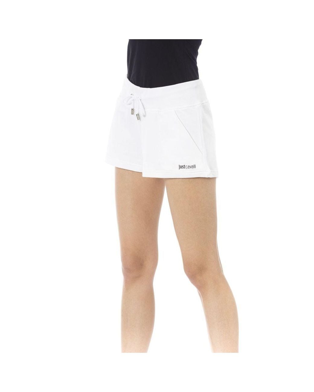 Just Cavalli White Cotton Short
