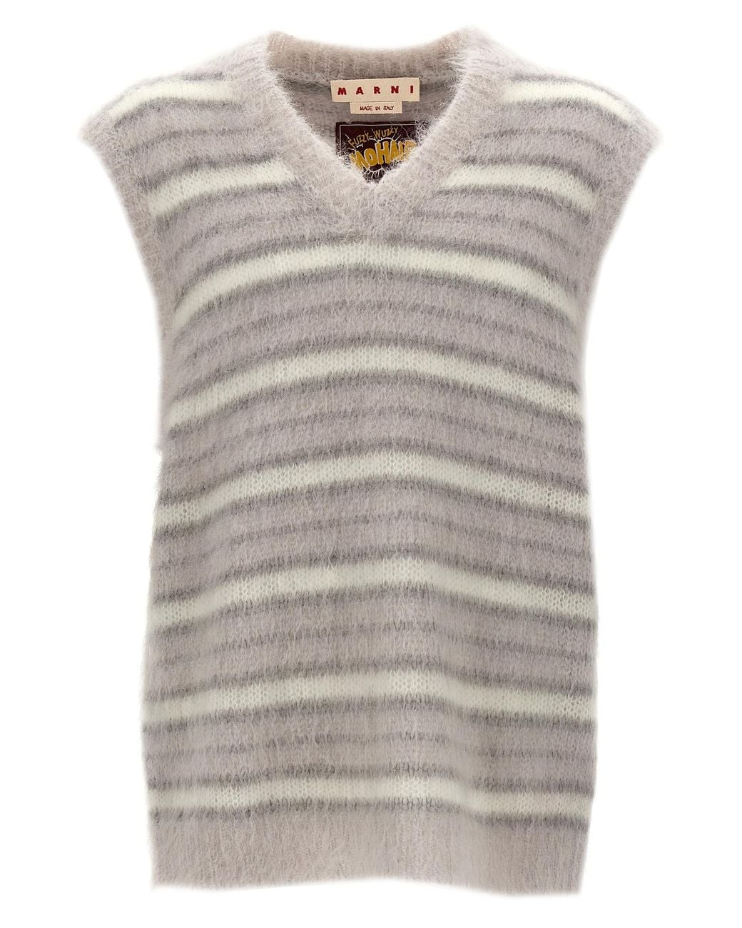 Marni Gray Mohair Sweatshirt Clothing for men