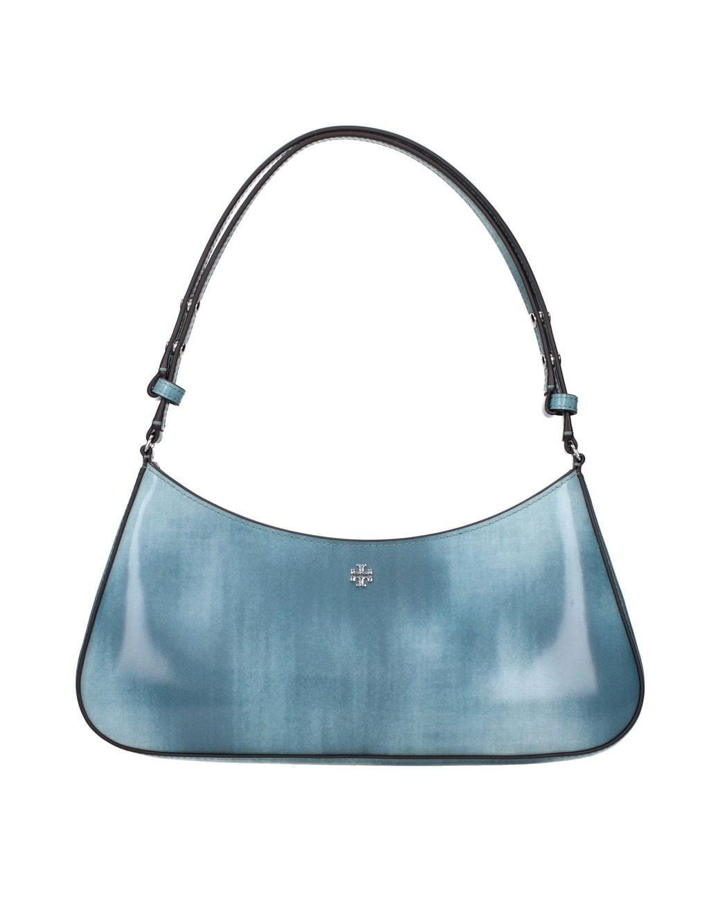 Tory Burch Blue Leather Shoulder Bag