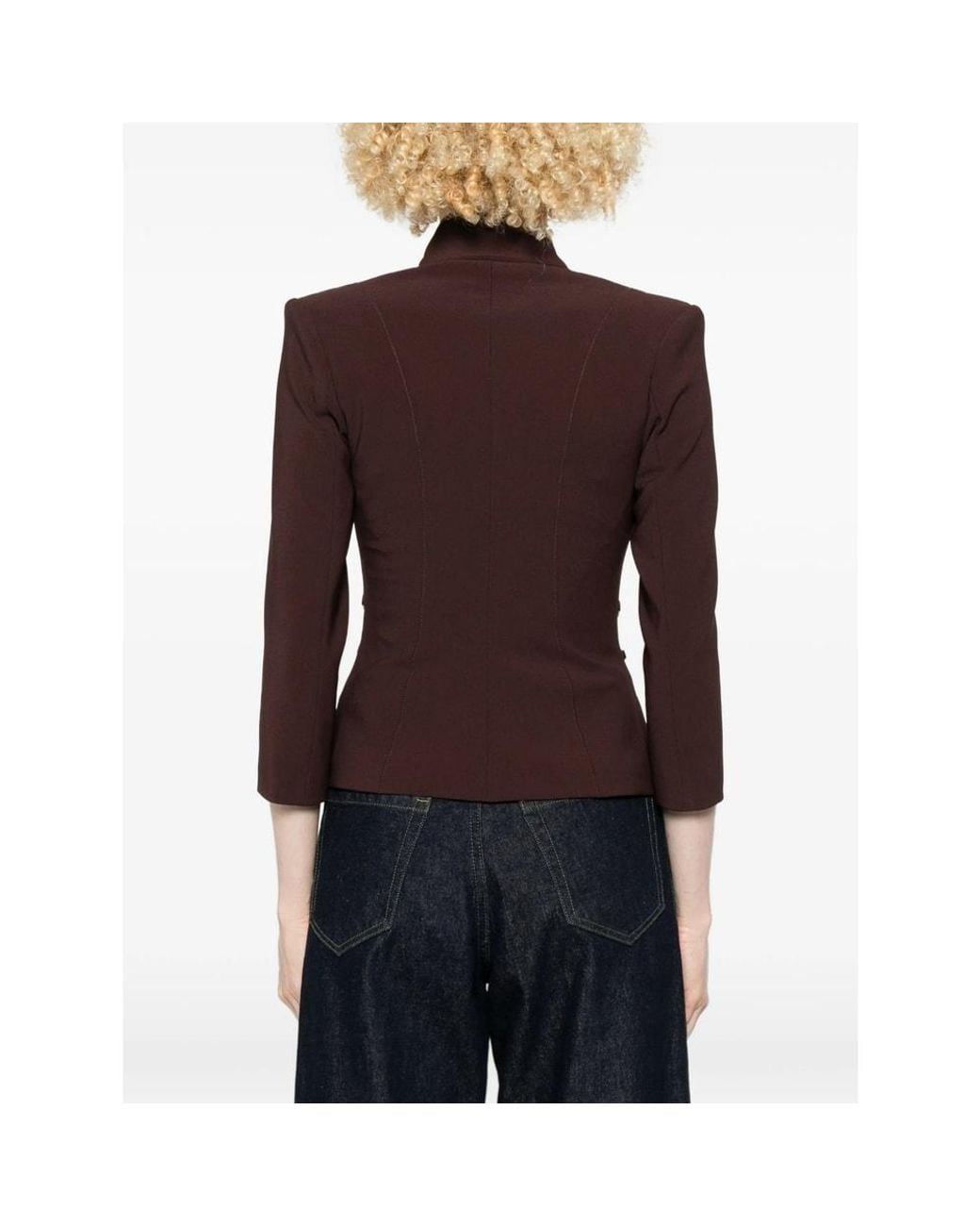 Elisabetta Franchi Brown Jacket