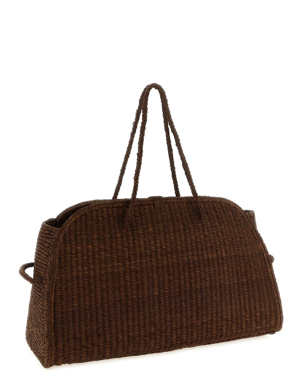 Jacquemus Brown Raffia Tote Bag
