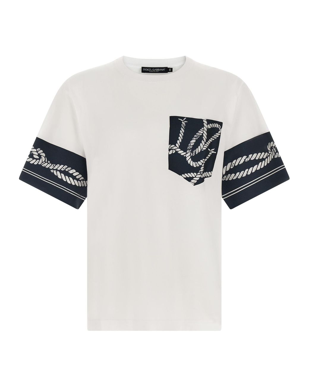 Dolce & Gabbana White 'Marina' T-Shirt for men