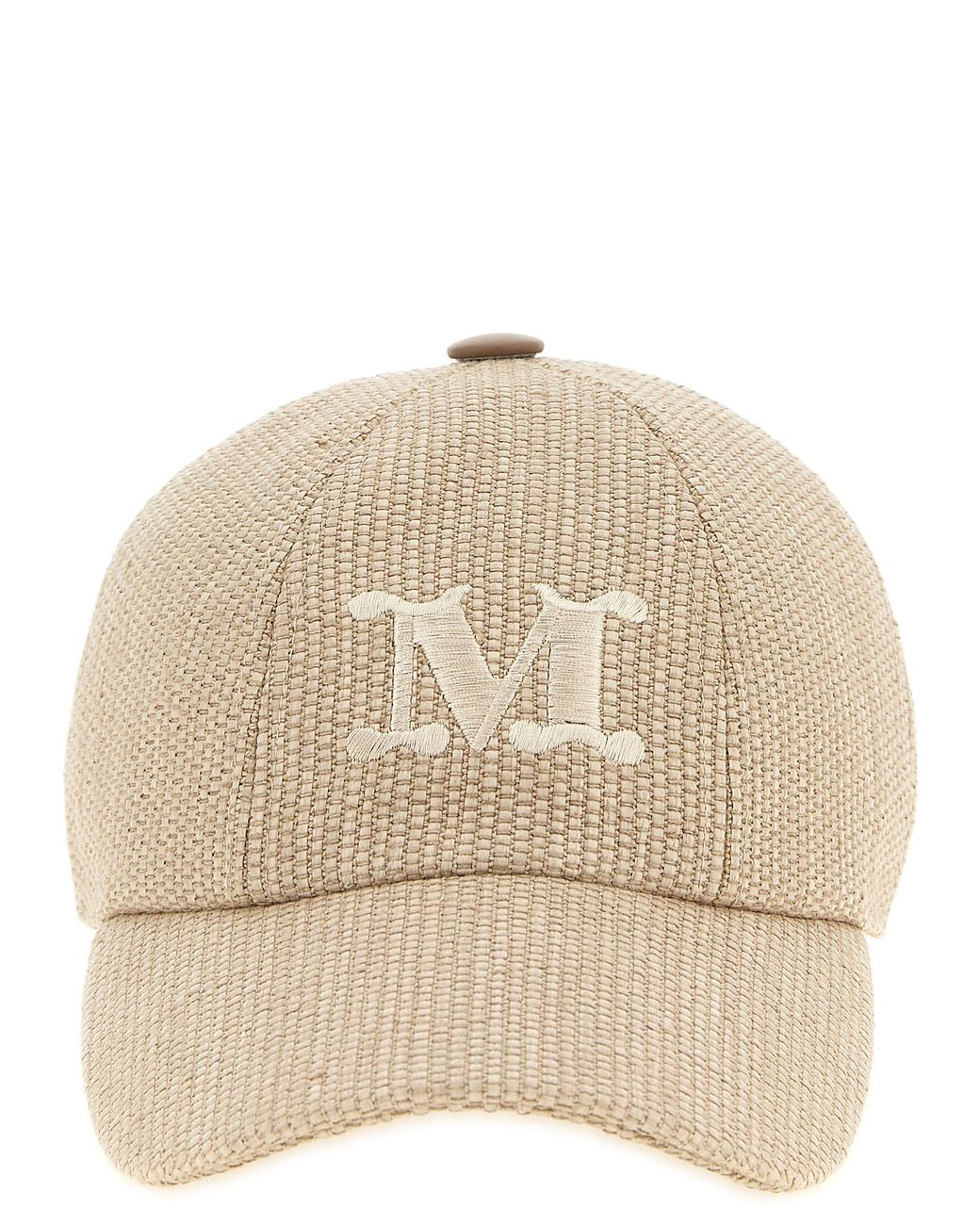 Max Mara Natural Logo Baseball Hat