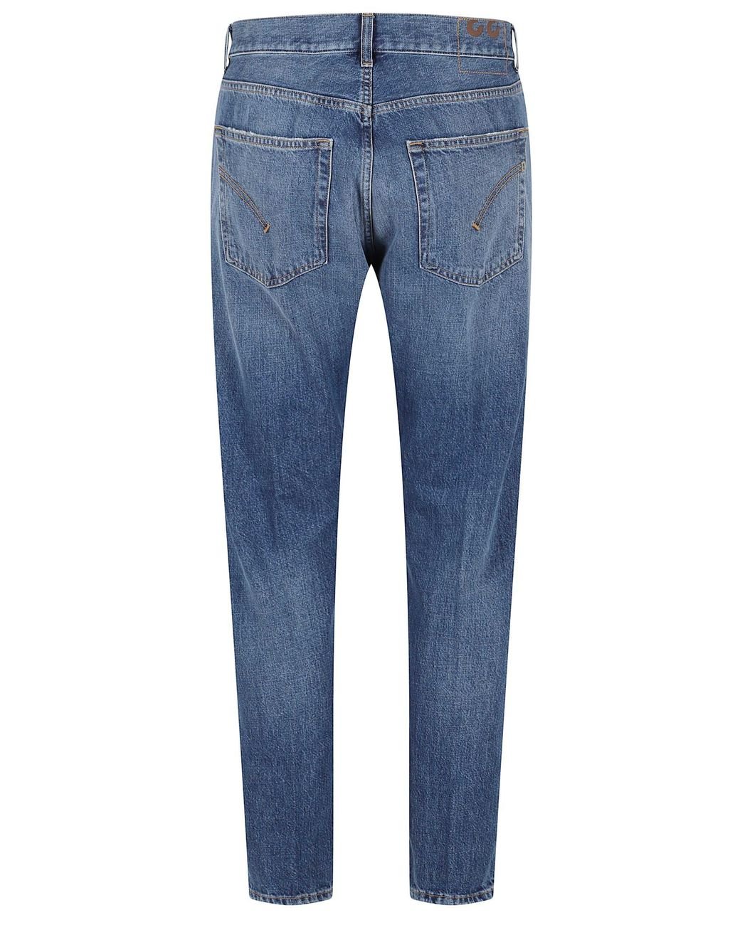 Dondup Blue Jeans 5Tasche Carrot Slim Dian for men