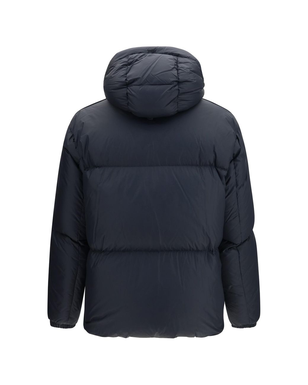 Laminar Blue Hooded Padded Jacket for men