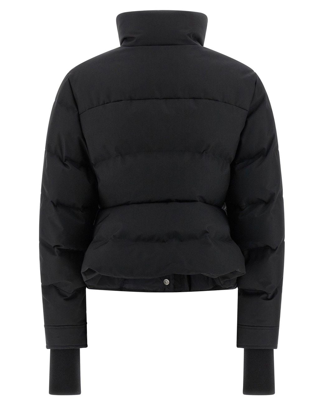 McQueen Black Quilted Goose Down Down Jacket
