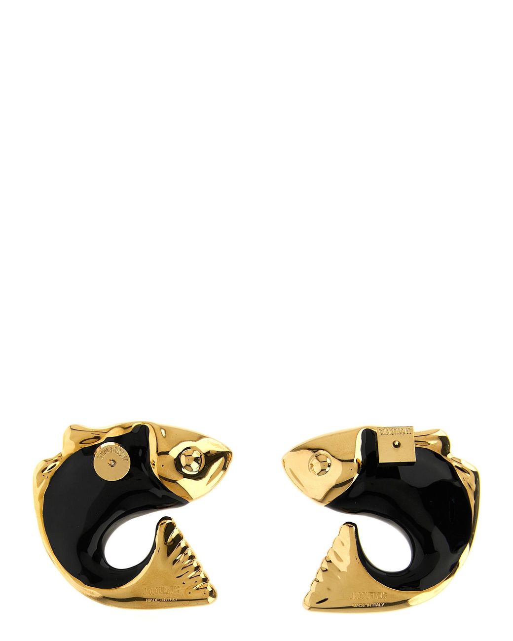 Jacquemus Black 'Les Boucles Poisson' Earrings