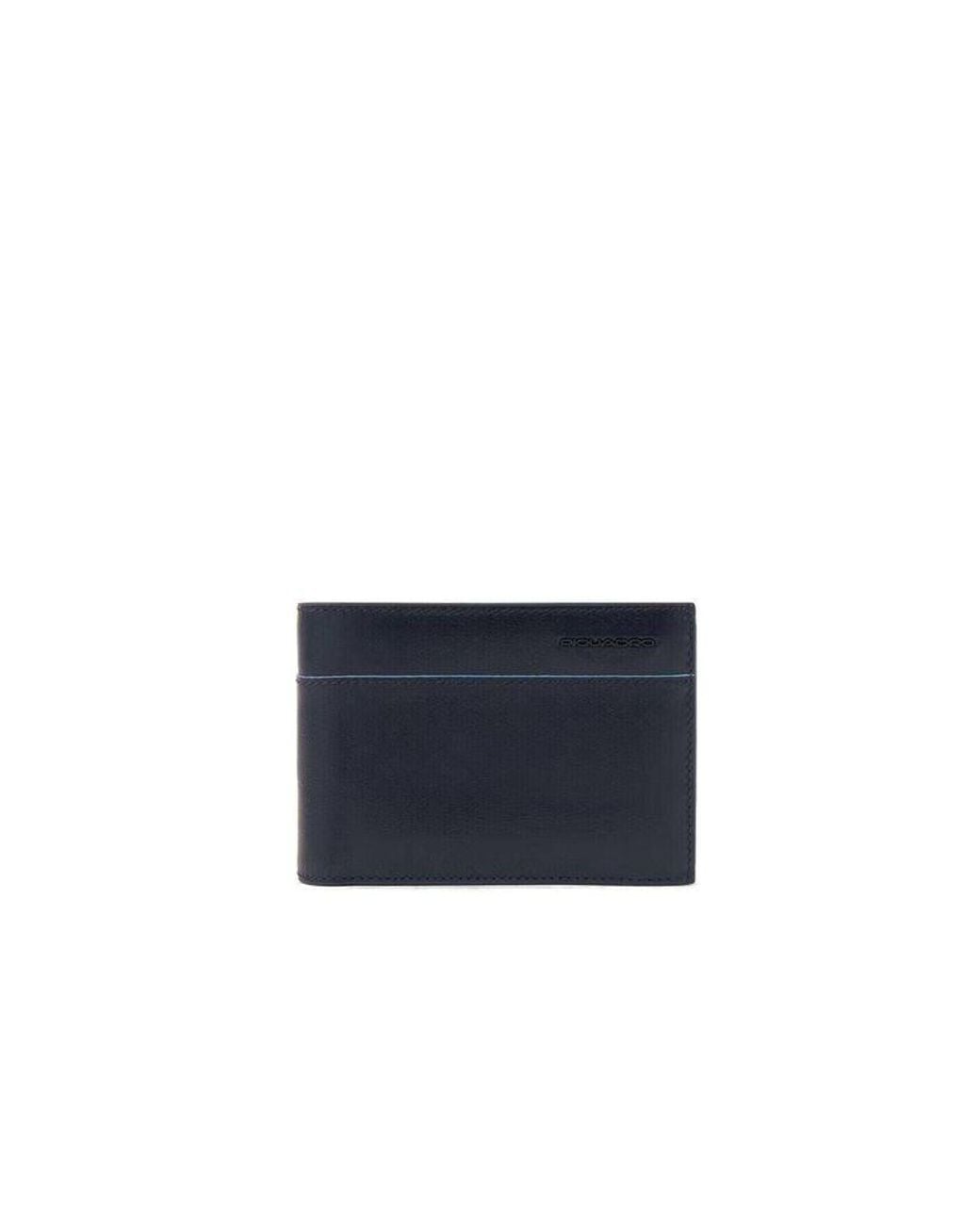 Piquadro Blue Leather Bags Wallets for men