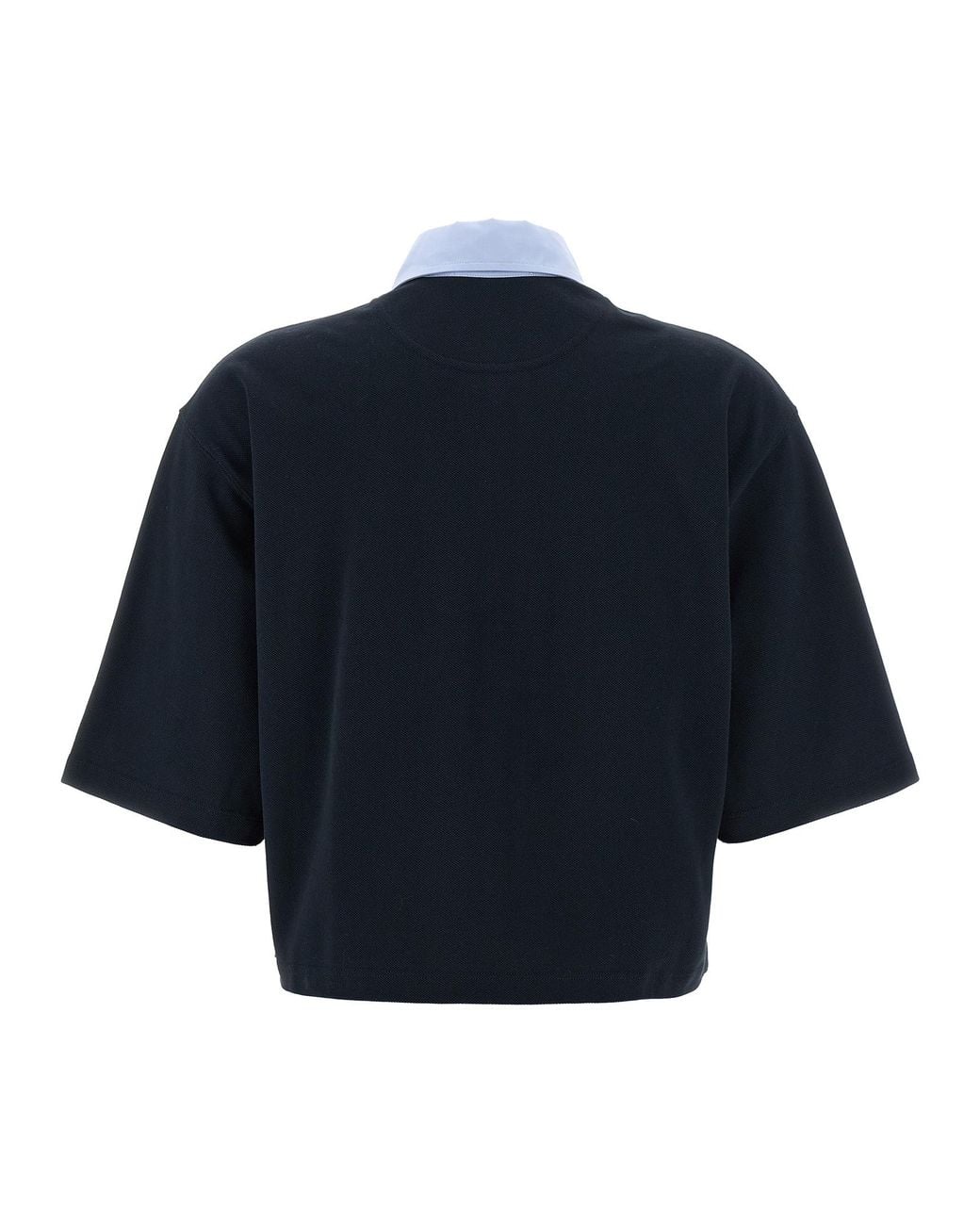 Stella McCartney Blue Piqué Cotton Polo