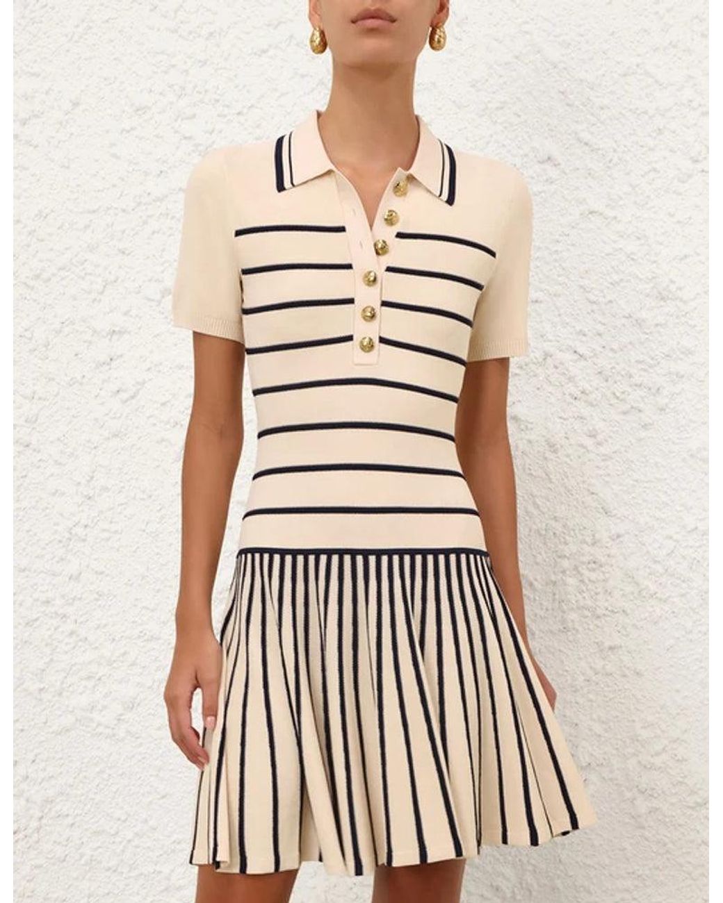 Zimmermann White Zimmermann Zimmer Dress — Cream