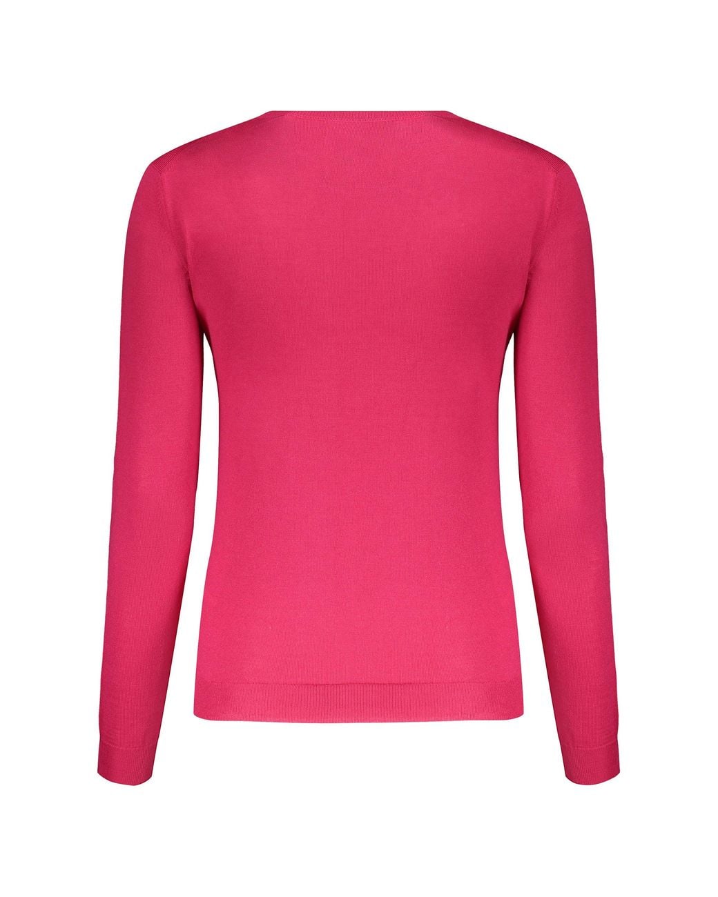 Valentino Pink Long Sleeve Crew-Neck Sweater