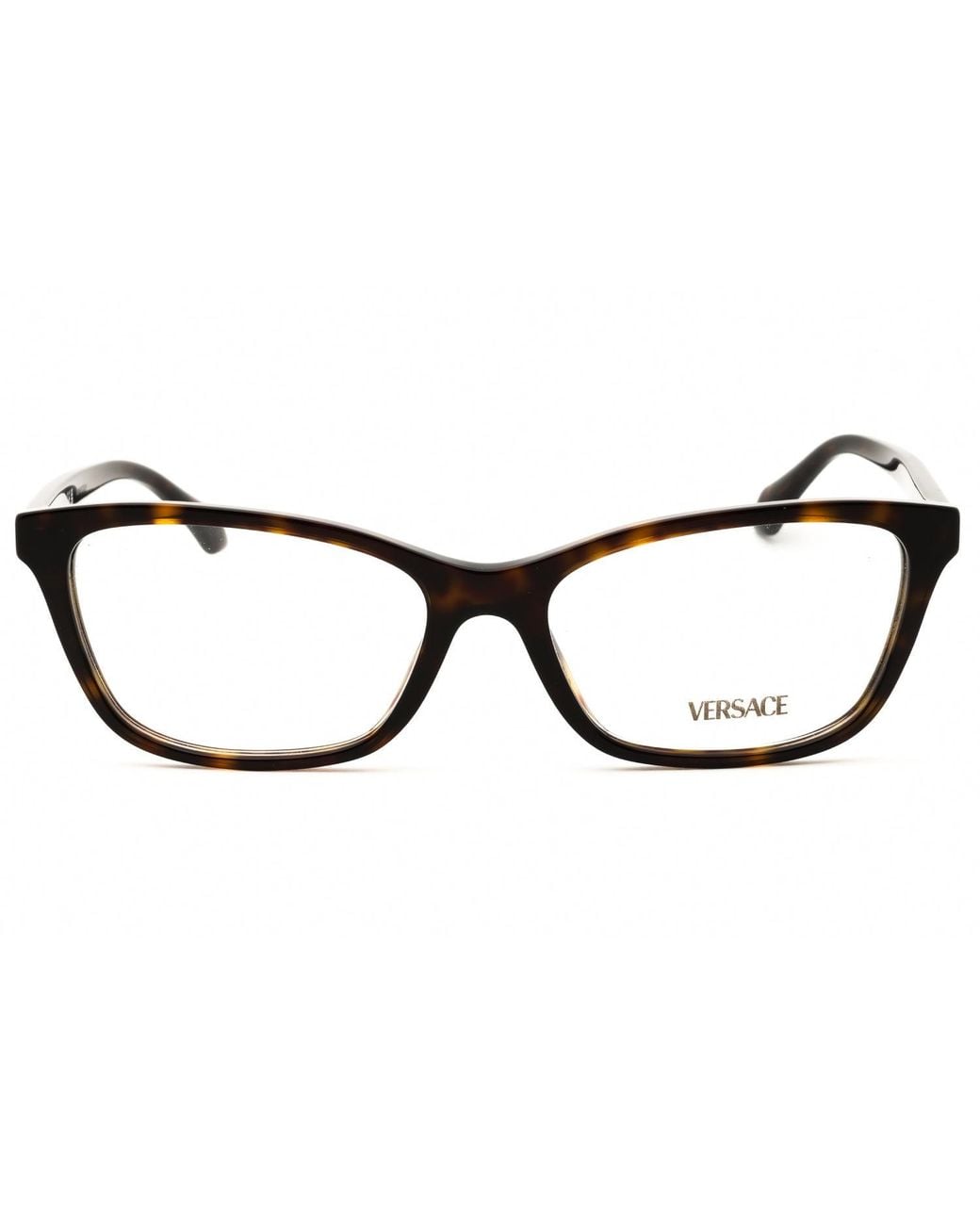 Versace Black Versace 0Ve3375 Tortoiseshell Acetate Eyeglasses
