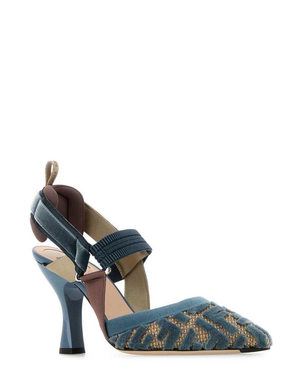 パンプス Fendi Colibri Patchwork Pumps With Ff Embroidery Fendi 'Colibrã¬ Patchwork' Pumps With 'Ff' Embroidery in