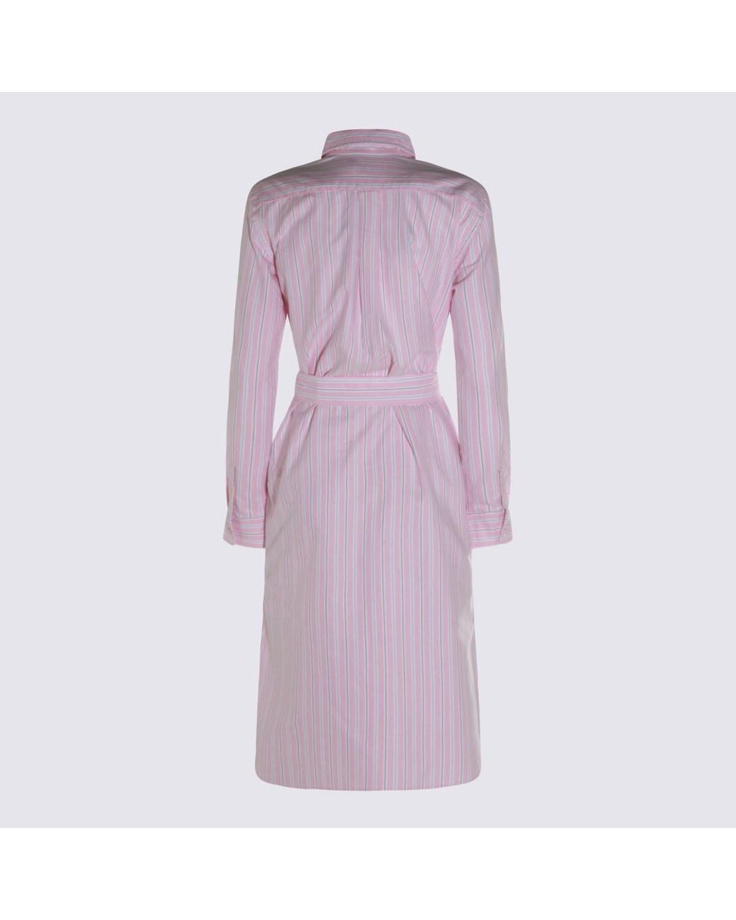 Polo Ralph Lauren Purple Cotton Midi Dress