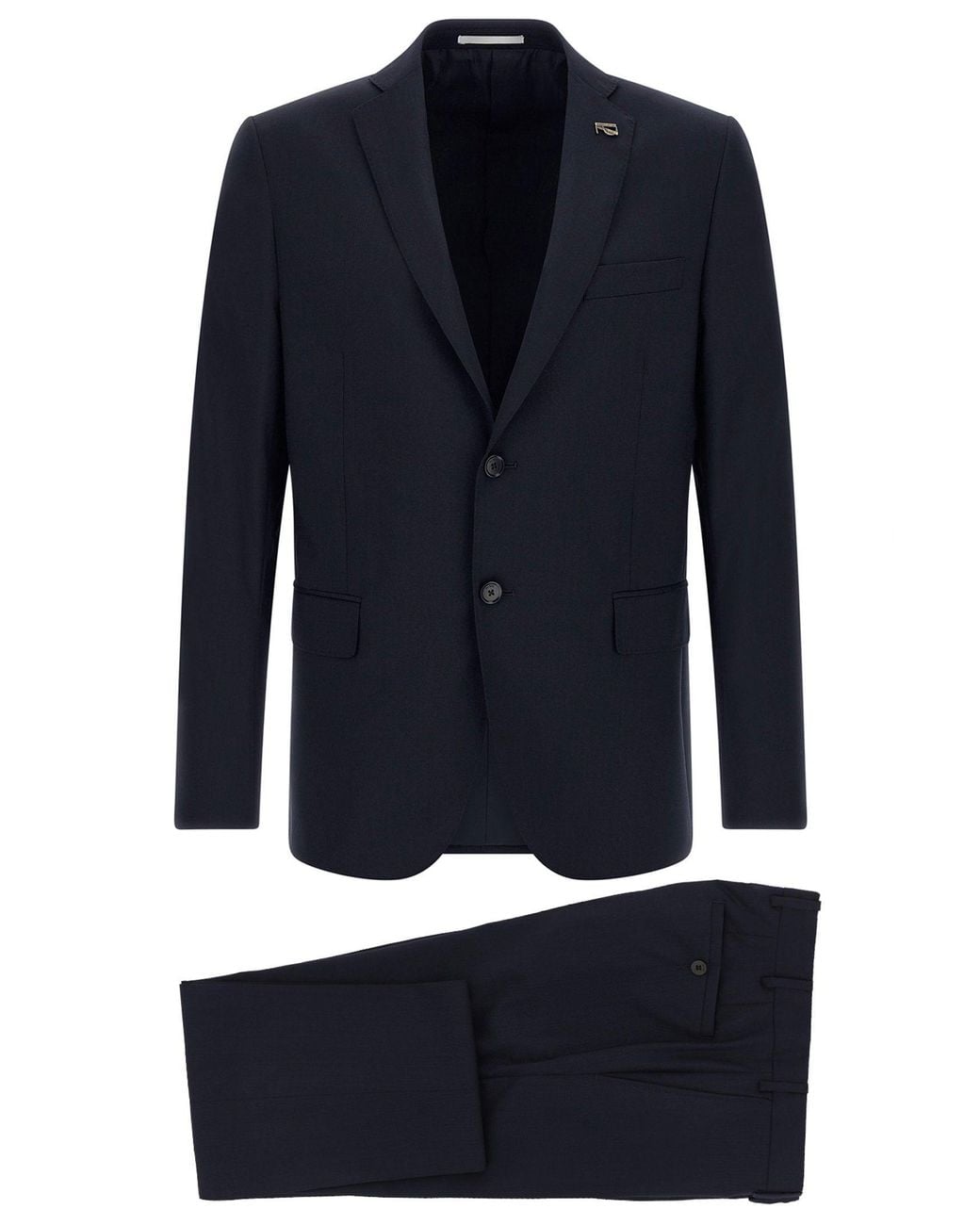 Pal Zileri Blue Pure Wool Suit