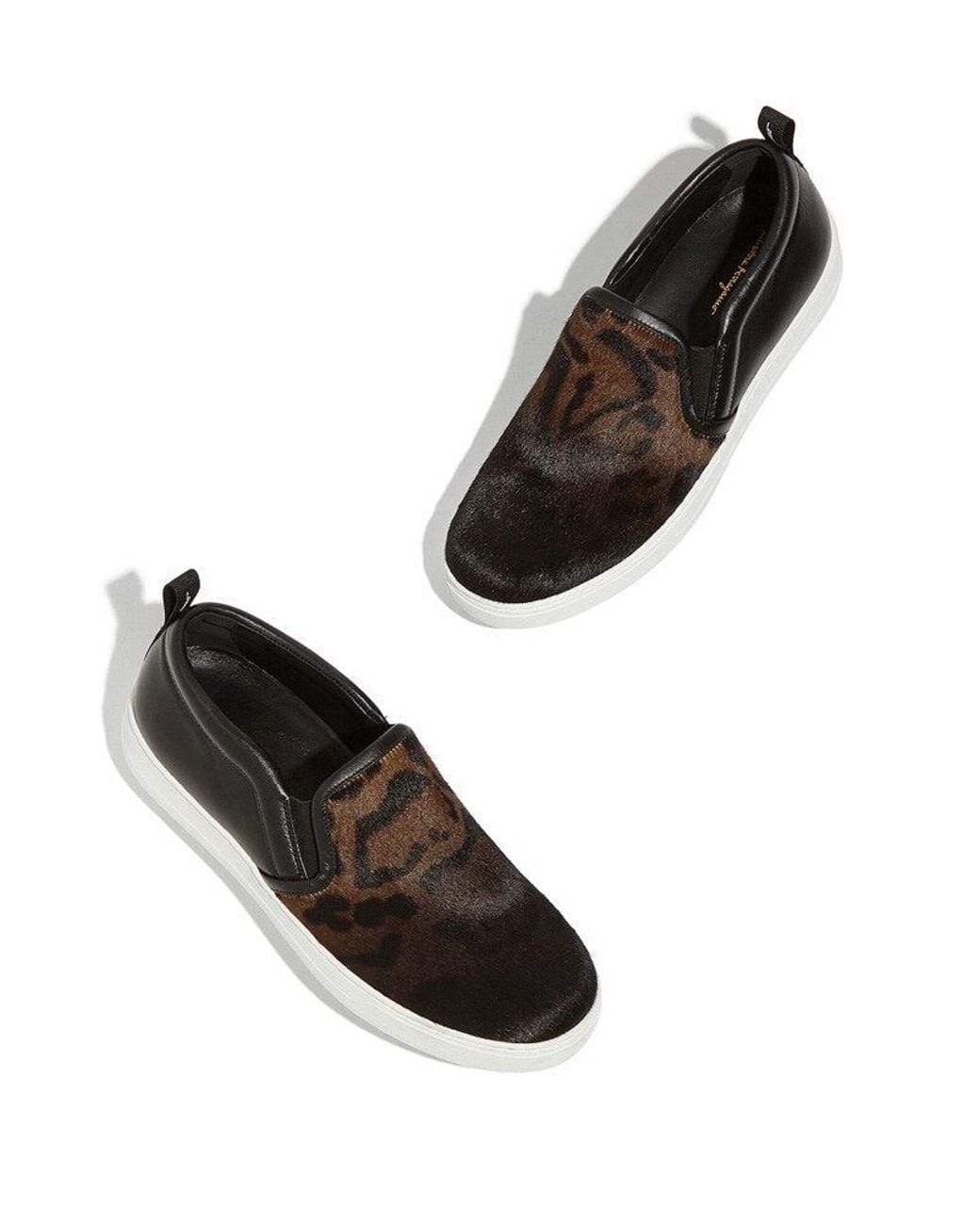Ferragamo White Slip On Sneaker