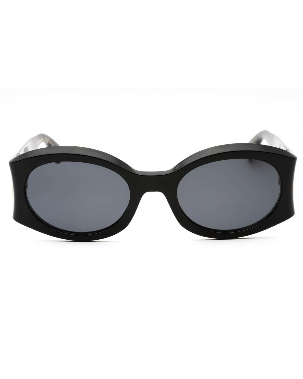 Ferragamo Black Ferragamo Sf2008S Oval Injected Propionate Sunglasses