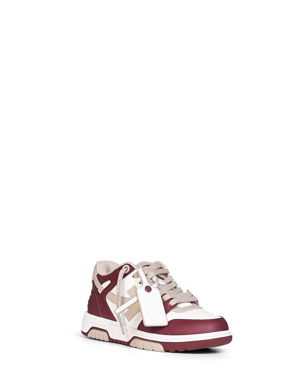 Off-White c/o Virgil Abloh Pink Off Burgundy And Out Of Office Sneakers