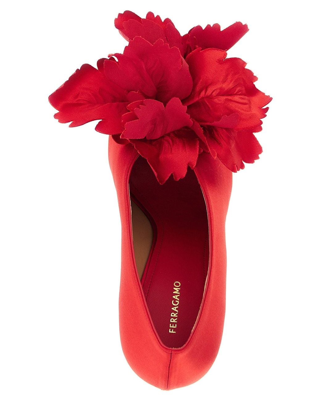 Ferragamo Red Galia Heels