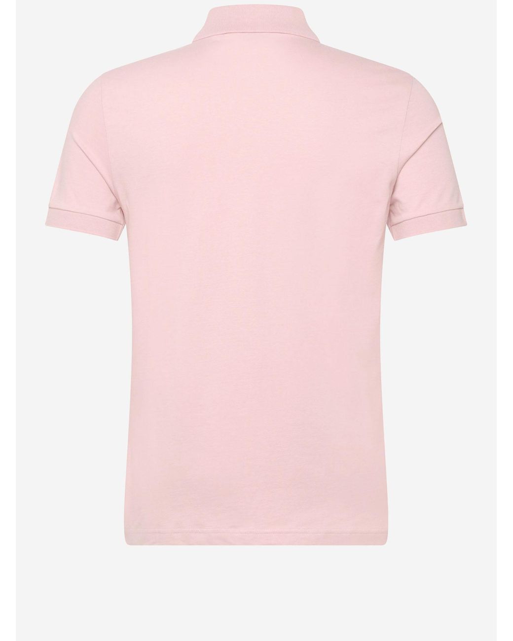 Boss Pink Polo Shirt Stretch Cotton for men