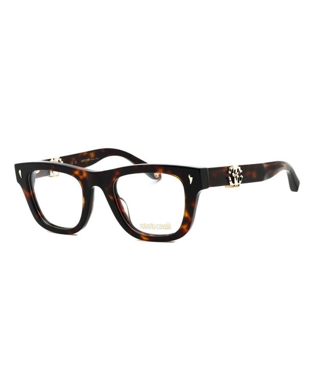 Roberto Cavalli Brown Roberto Cavalli Vrc052 Tortoiseshell Acetate Eyeglasses