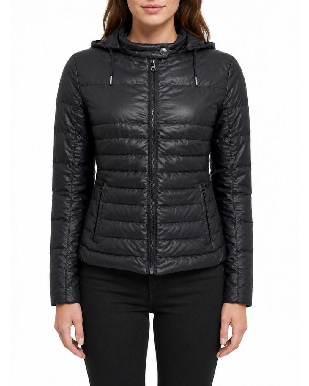 Pinko Black Jacket Polyamide Apparel
