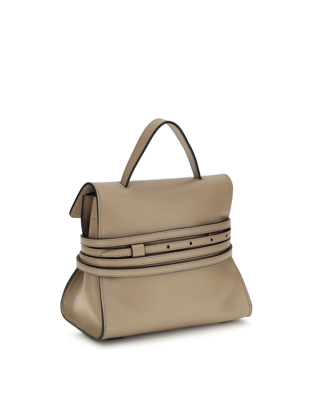 Moschino Metallic Handbag Tie Me Goatskin (Hircus) Shoulder Bags