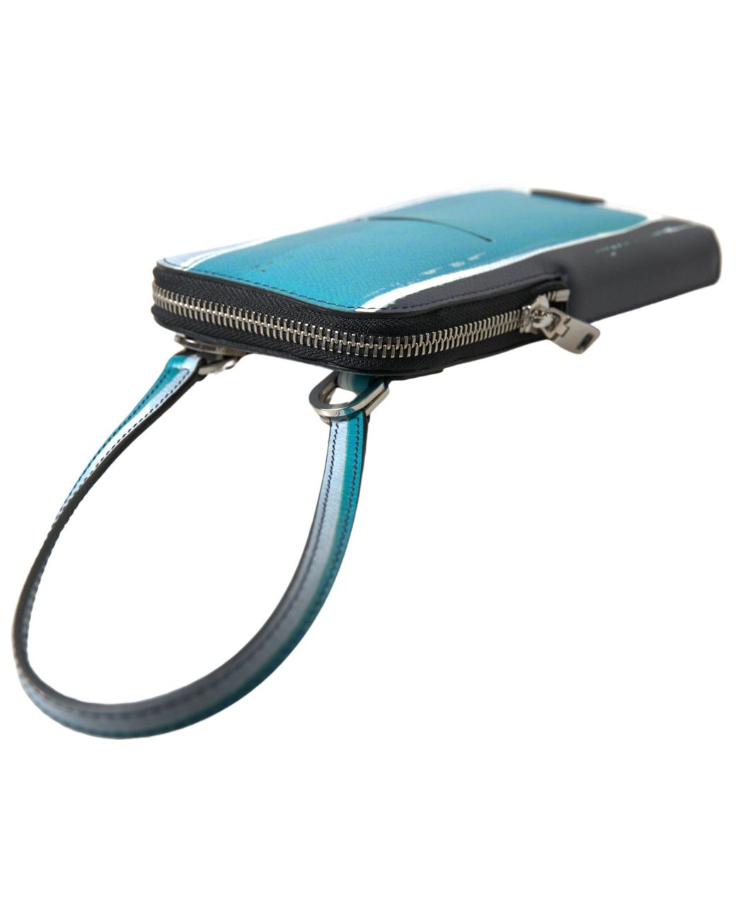 Dolce & Gabbana Blue Dolce & Gabbana Saffiano Leather Crossbody Bag