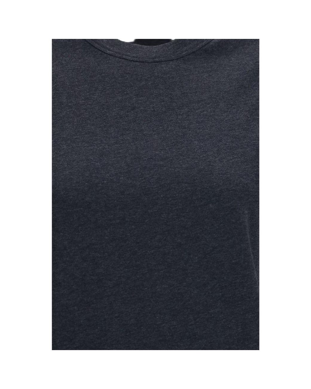 Brunello Cucinelli Blue Gray Cotton T