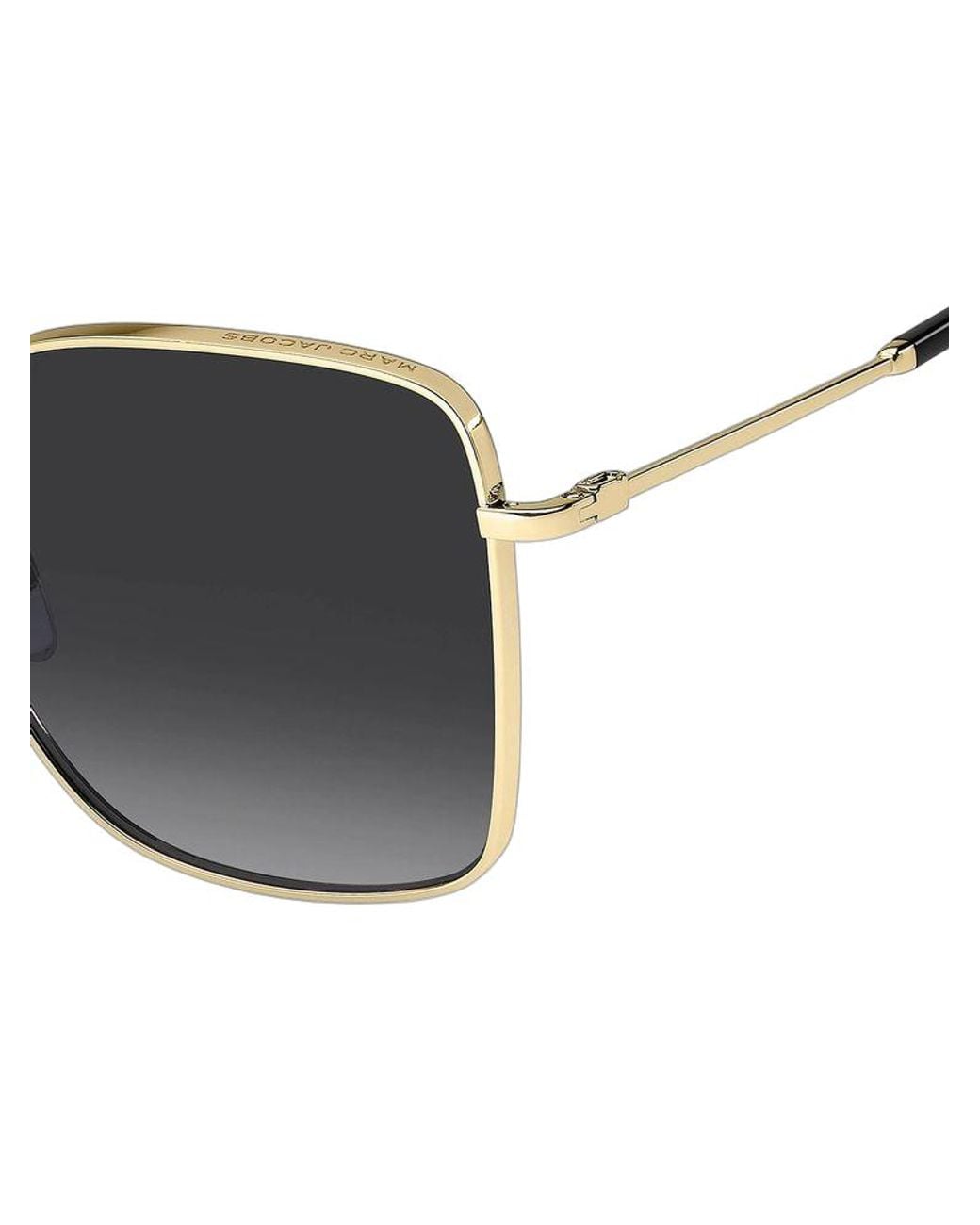 Marc Jacobs Black Marc Jacobs Marc Metal Square Frame Sunglasses