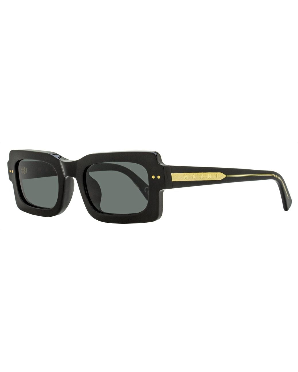 Marni Black Low Profile Sunglasses Lake Vostok Hgk 51Mm Plastic (Acetate)