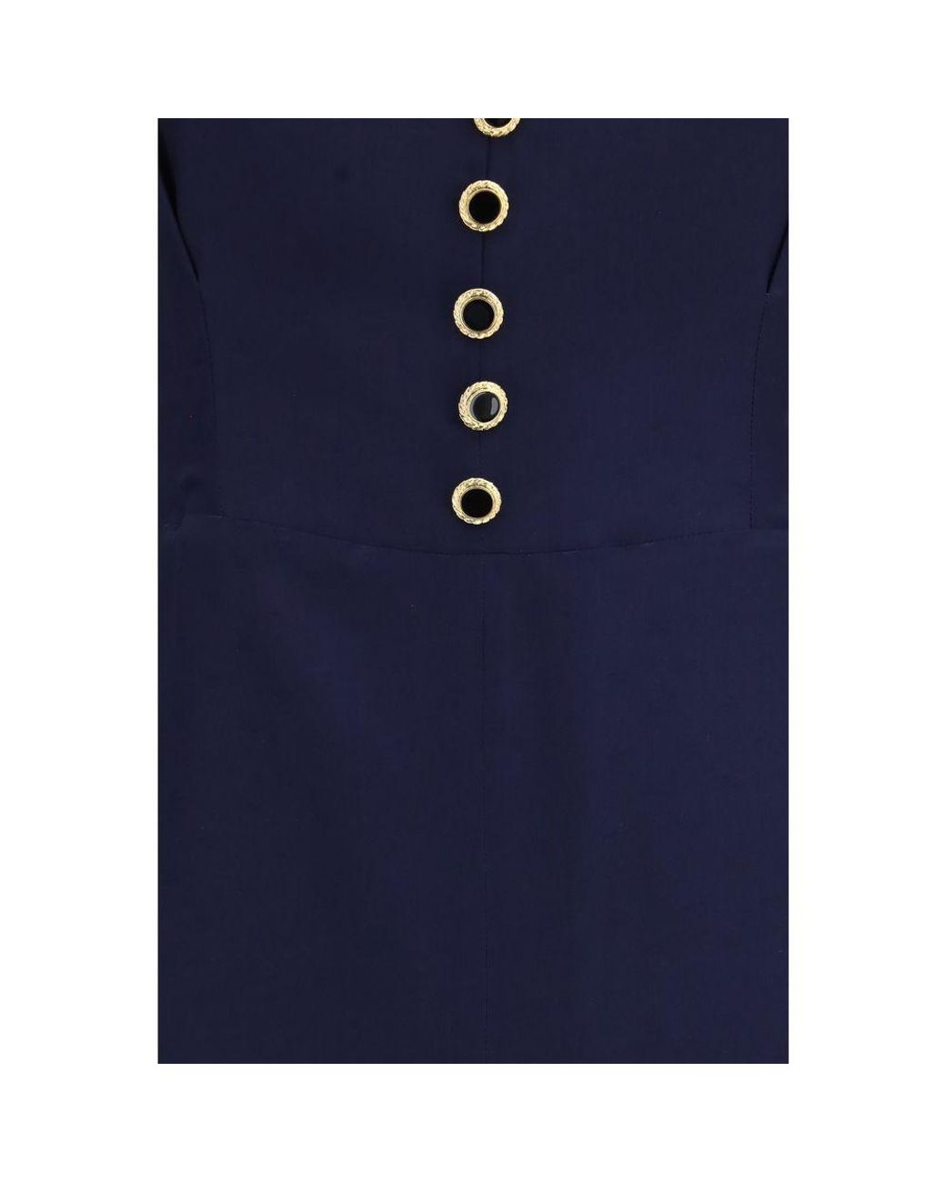 Alessandra Rich Blue Silk Casual Dress
