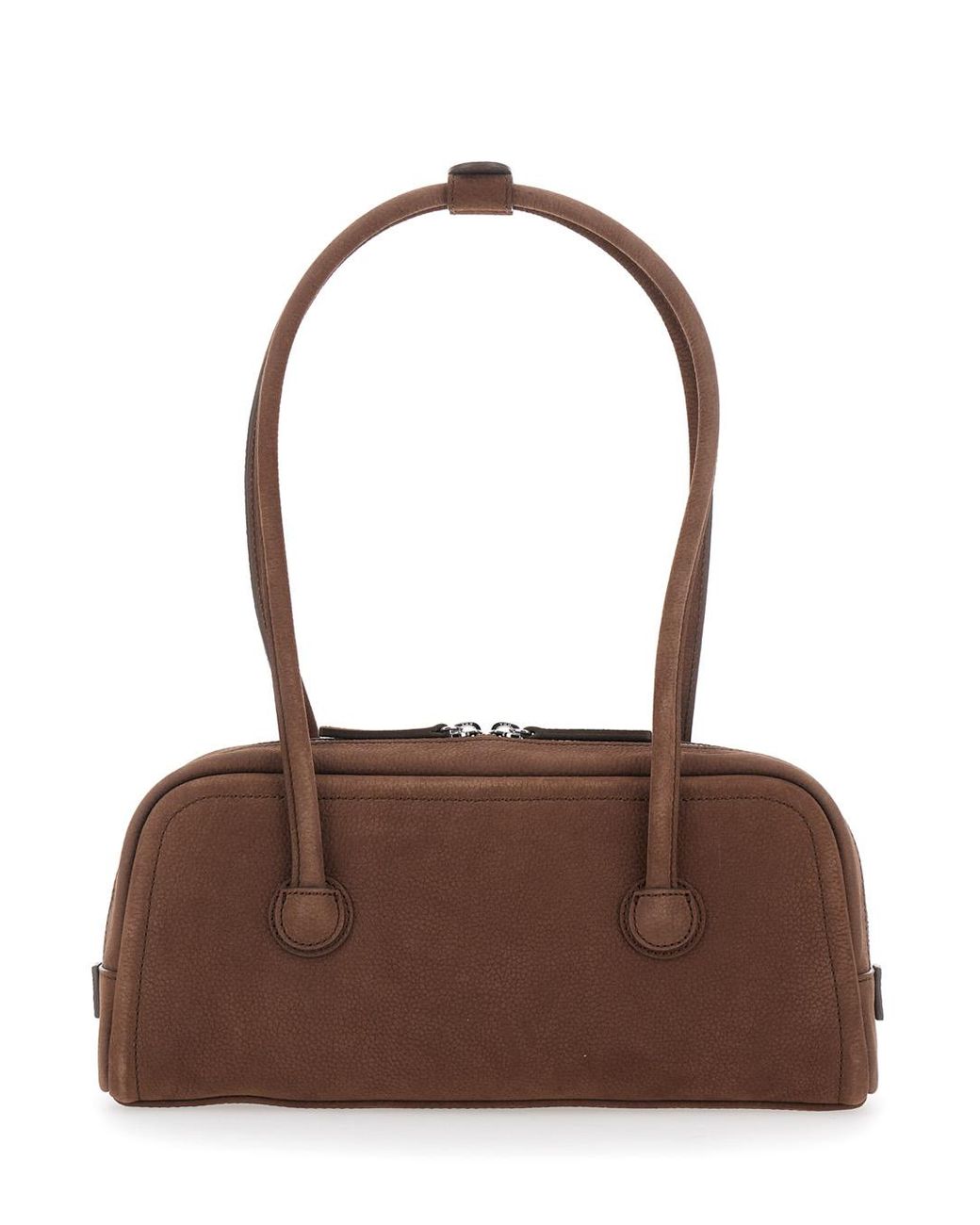 MARGE SHERWOOD Brown Shoulder Bag Leather Cow