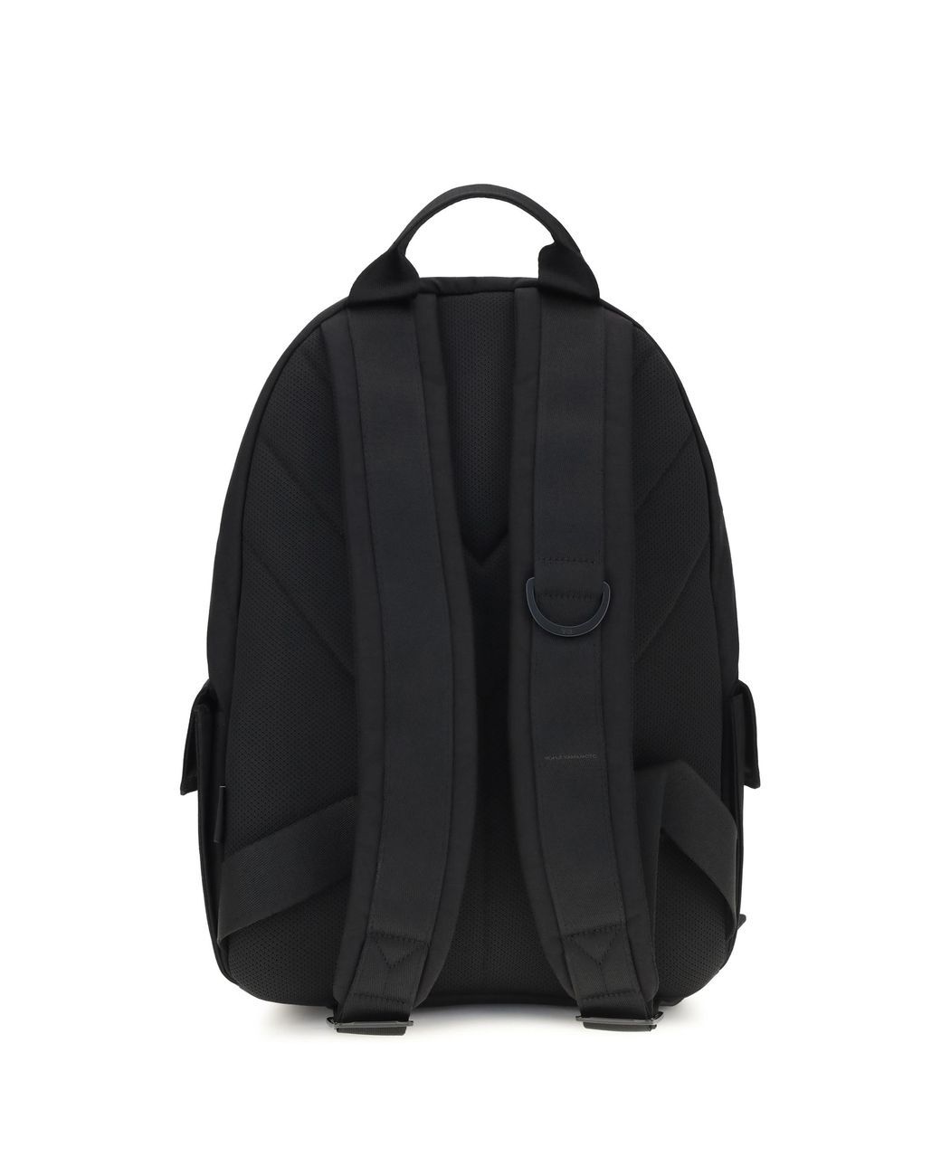 Y-3 Black Logo Backpack Polyamide for men